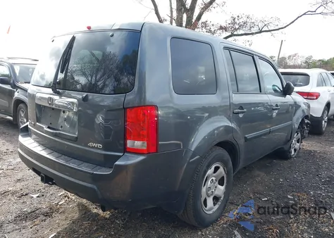 2011 Honda Pilot Lx from USA, damaged, VIN 5FNYF4H29BB001635